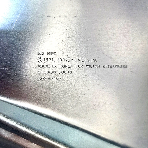 Vintage 1971 Big Bird Sesame Street Wilton Cake mold Pan - Picture 2 of 3